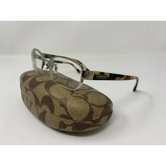 Coach Eyeglasses HC 5004 Bettie 9026 Half Rim Frame 51 [] 16 135 Flex Hinges